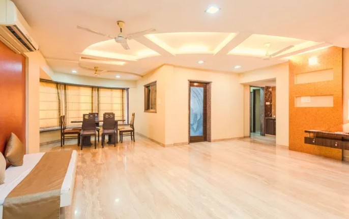 Homely 2 Bedroom Apartment Stay near JB Nagar