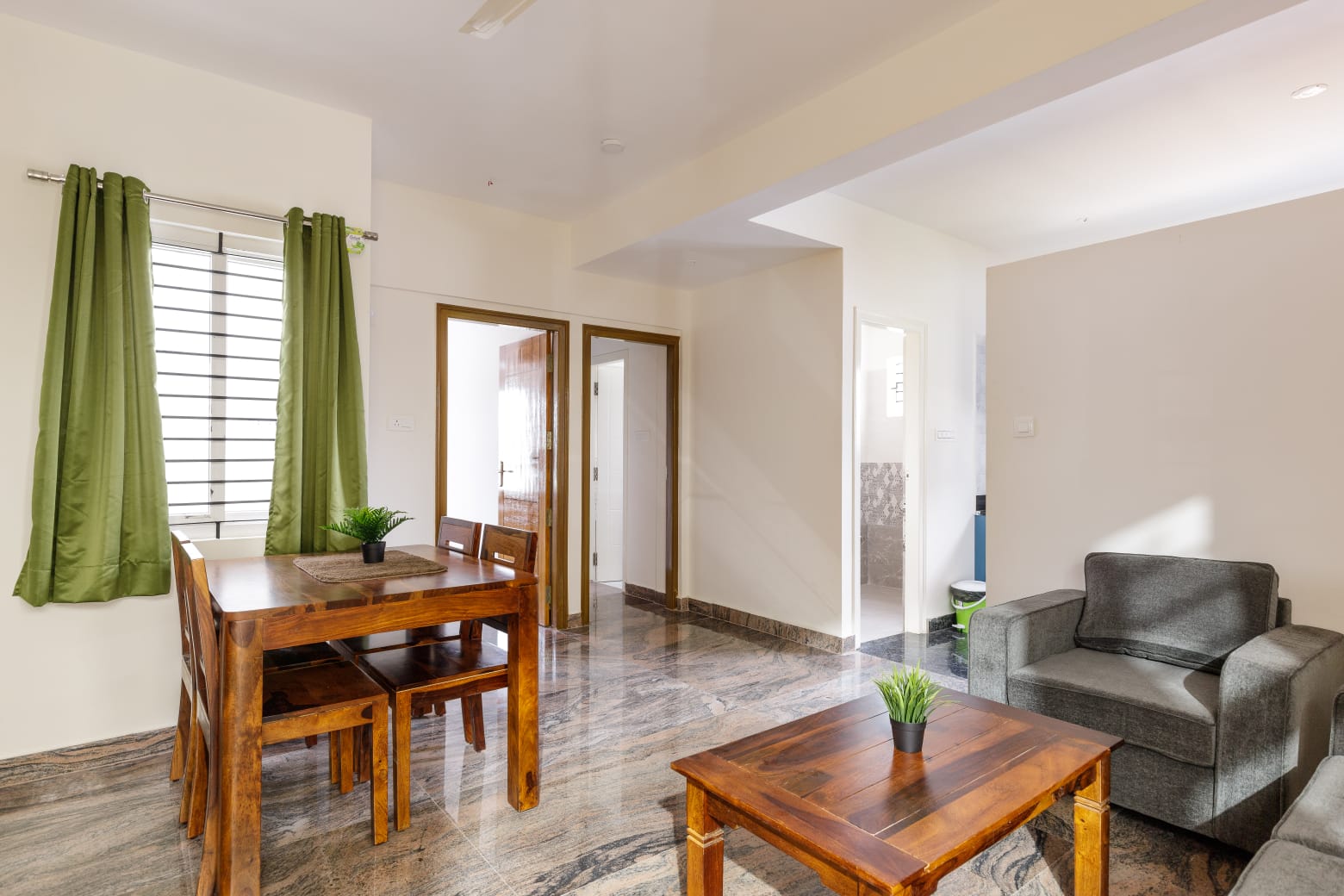 2 BR Servied Apartment near Panduranga Nagar